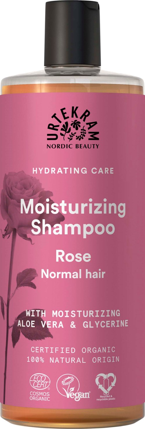 Urtekram Rose For Normal Hair Shampoo Normalt Hår 500 ml
