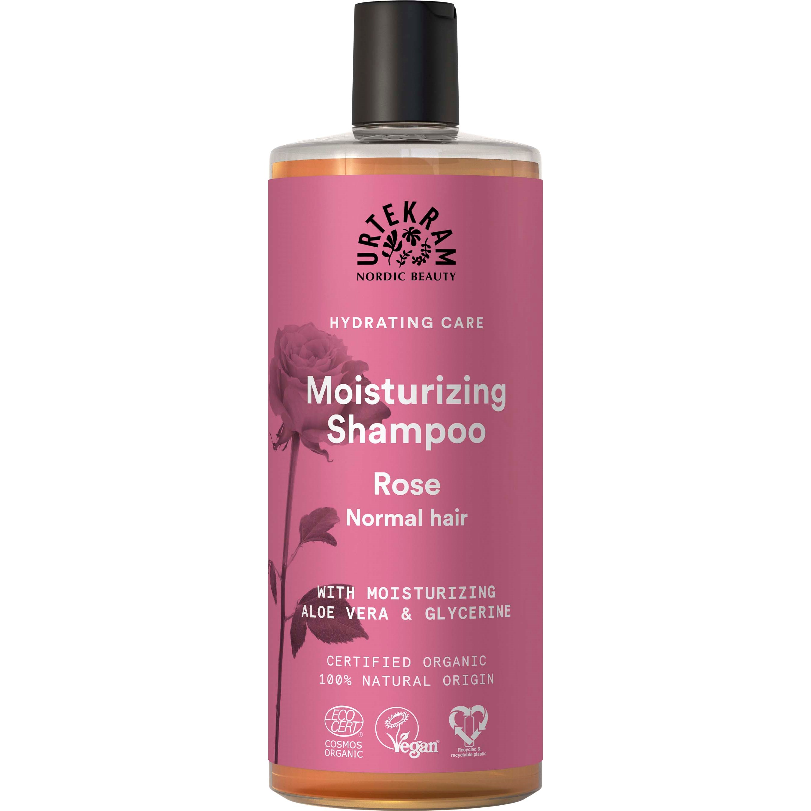 Urtekram Rose For Normal Hair Shampoo Normalt Hår 500 ml