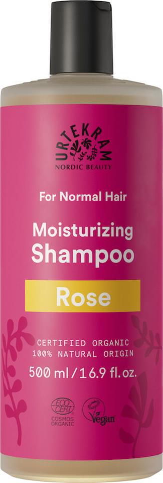 Urtekram Rose Shampoo Normaaleille hiuksille 500 ml