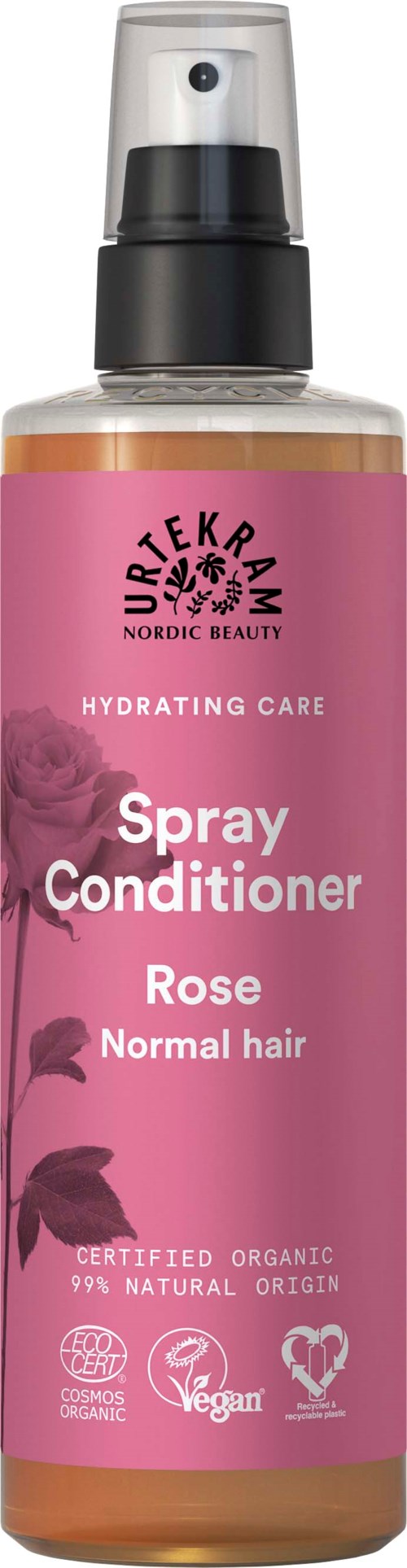 Urtekram Rose Spray Conditioner 250 ml