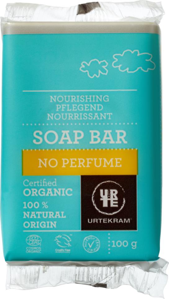 Urtekram UK No Perfume soap bar 100g 