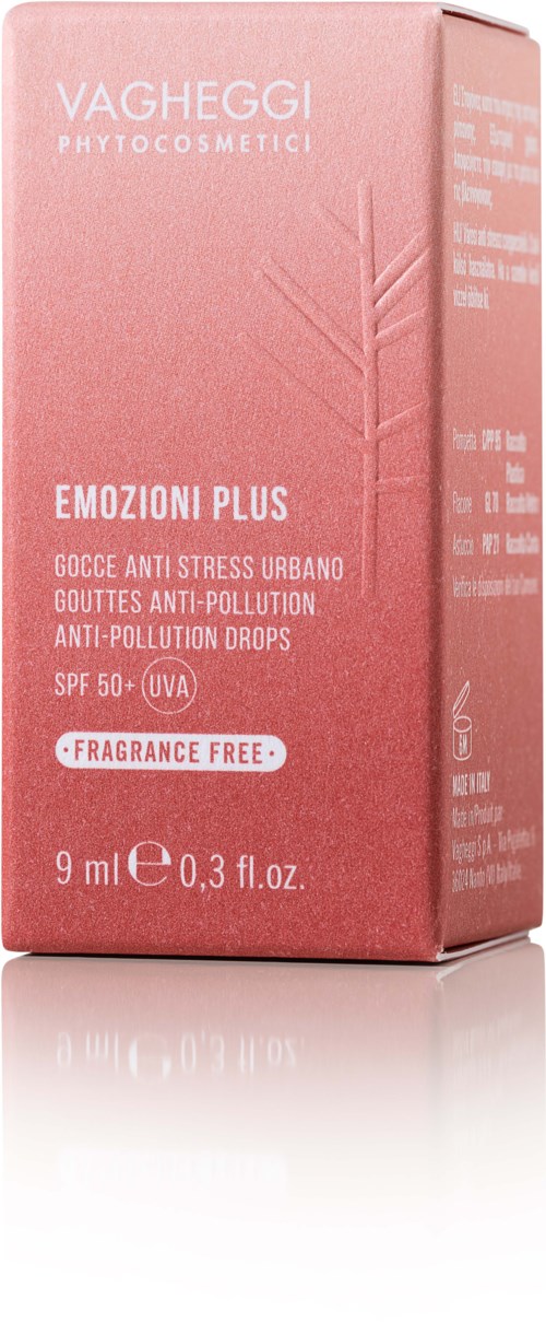 VAGHEGGI EMOZIONI PLUS Anti-Pollution Drops SPF50+ 9 ml