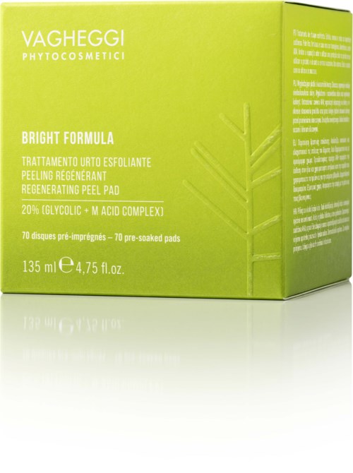 VAGHEGGI BRIGHT FORMULA Regenerating Peel Pad 135 ml