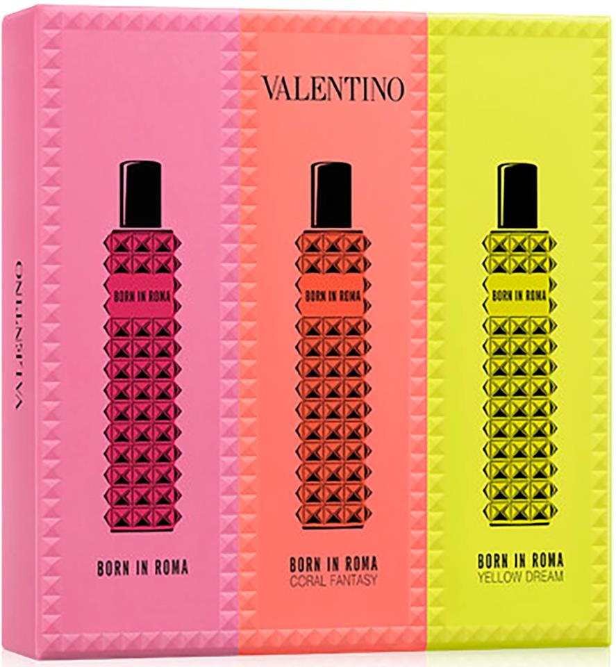 Valentino Born in Roma Donna Eau de Parfum Discovery Trio Gift Set