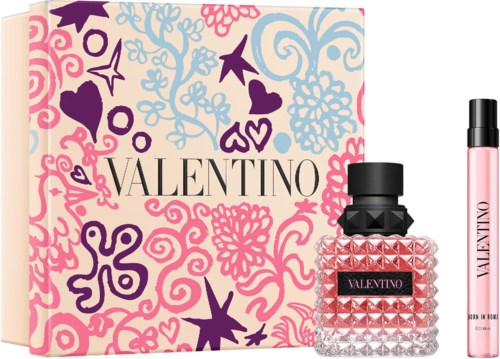 valentino valentino donna born in roma pink pp woda perfumowana 50 ml   zestaw  