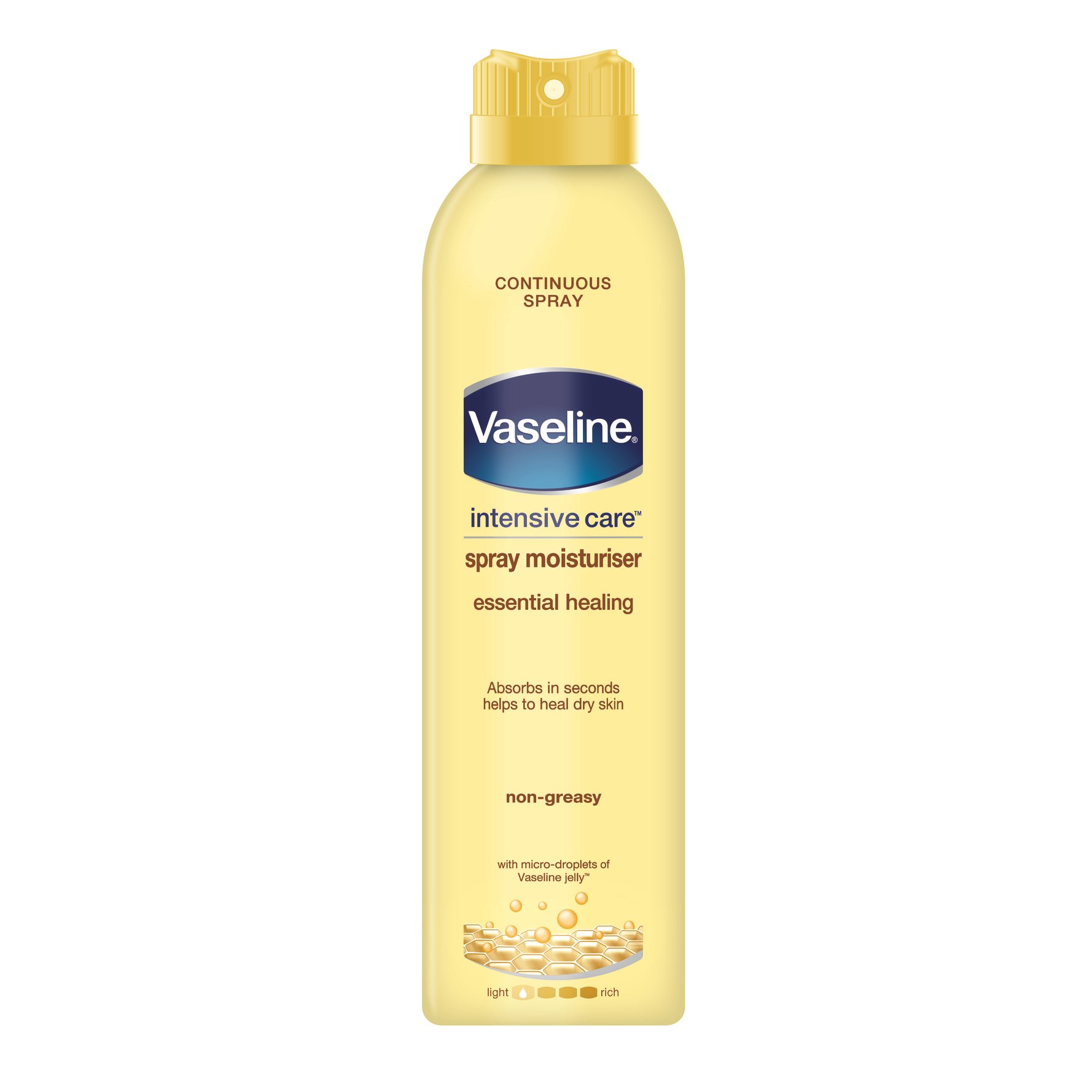 Läs mer om Vaseline Intensive Care Essential Healing Spray Lotion 190 ml