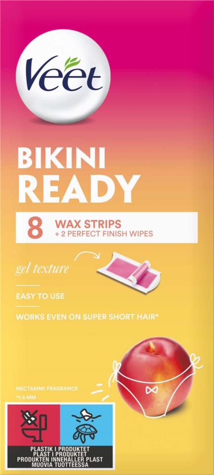 Veet Bikini Ready 8 Wax Strips