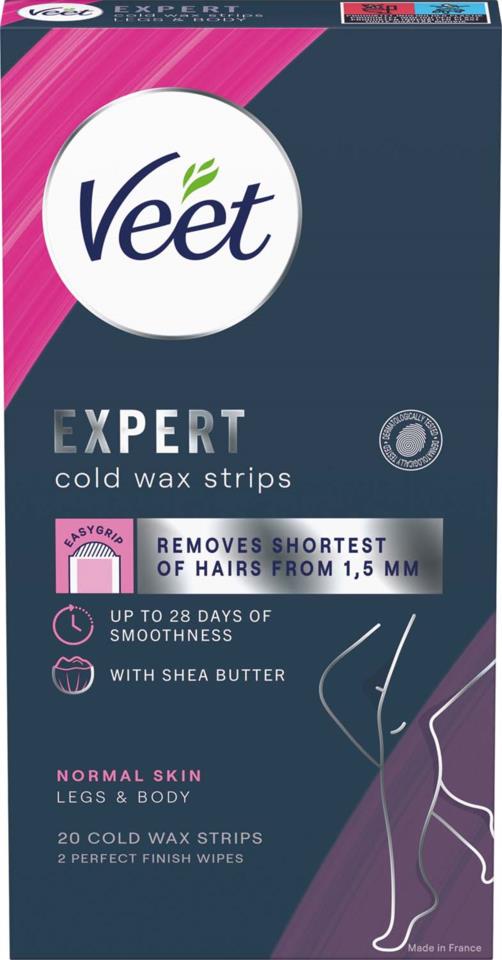 Veet Cold Wax Strips Normal 20 pcs