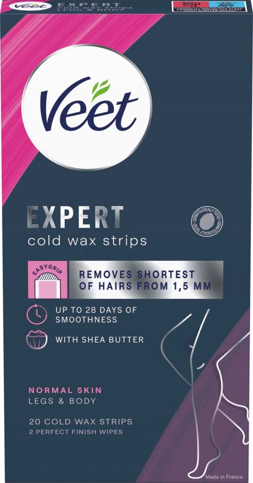 Veet Expert Cold Wax Strips Normal 20 st