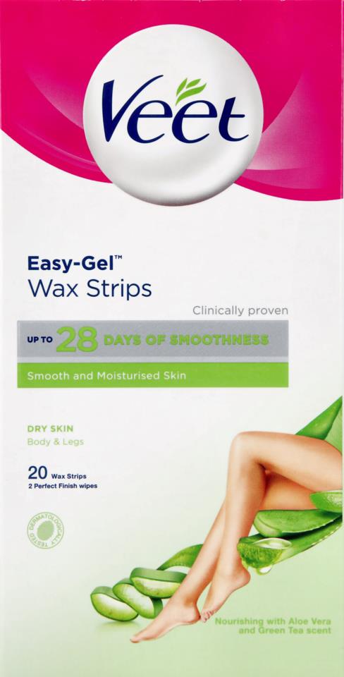 Veet EasyGrip Ready-to-use Wax Stips Dry