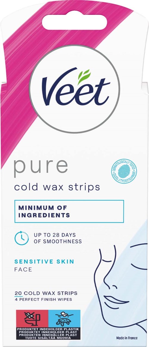 Veet Essential Inspirations Strips Face 20st 20 ml