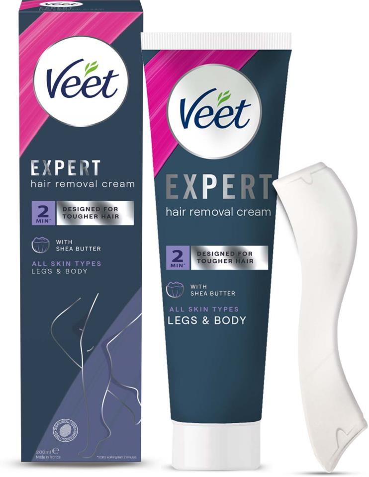 Veet Expert Hair Removal Cream All Skin Types Legs & Body 200 ml