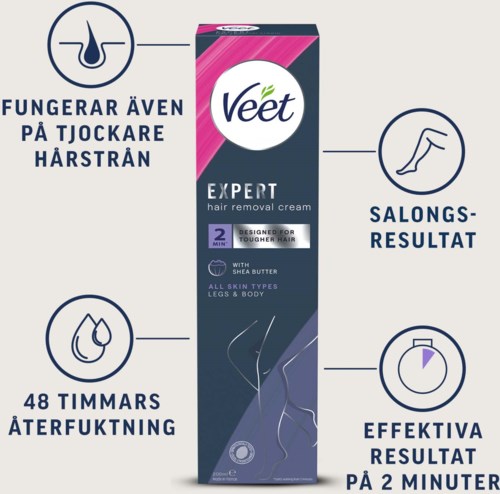 Крем для депиляции Veet Expert, для ног и тела, 200 мл — фото 4