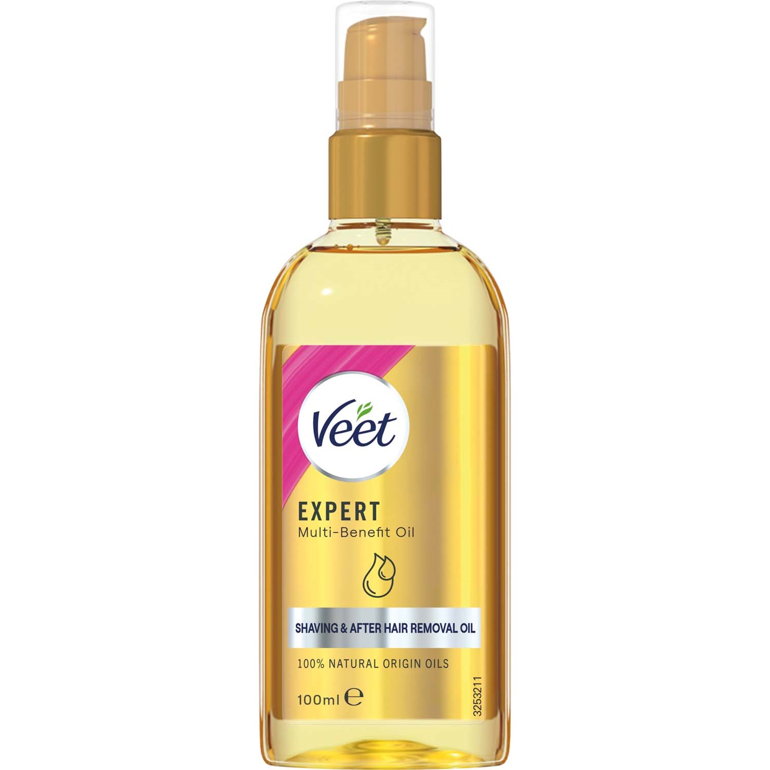 Veet multi-benefit oil after hair removal care 24h moisturization 100ml