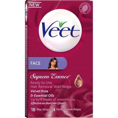 Veet Suprem Essence Readytouse Wax Strips FACE
