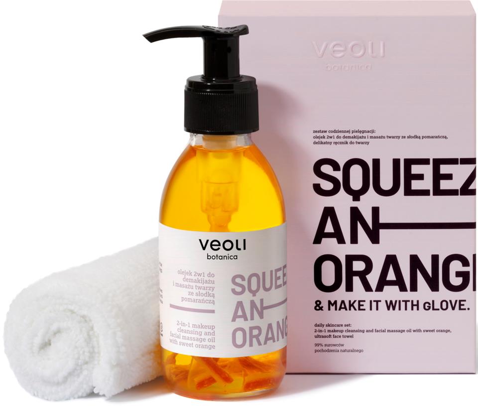 Veoli Botanica Squeeze An Orange 2in1 Cleansing And Massage Oil 132g 
