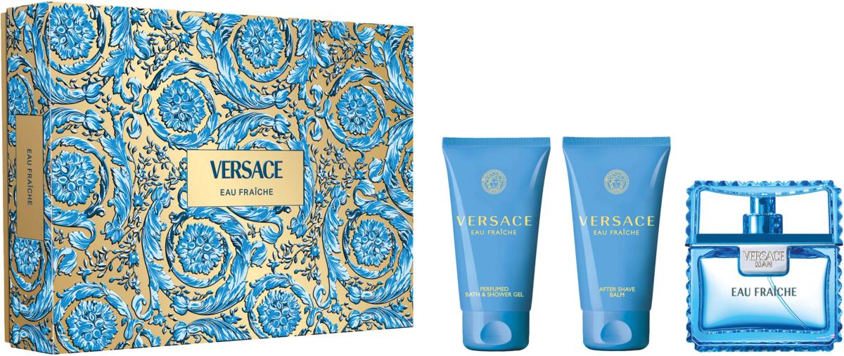Versace Gift Set Eau Fraiche EdT + Shower Gel + After Shave Balm
