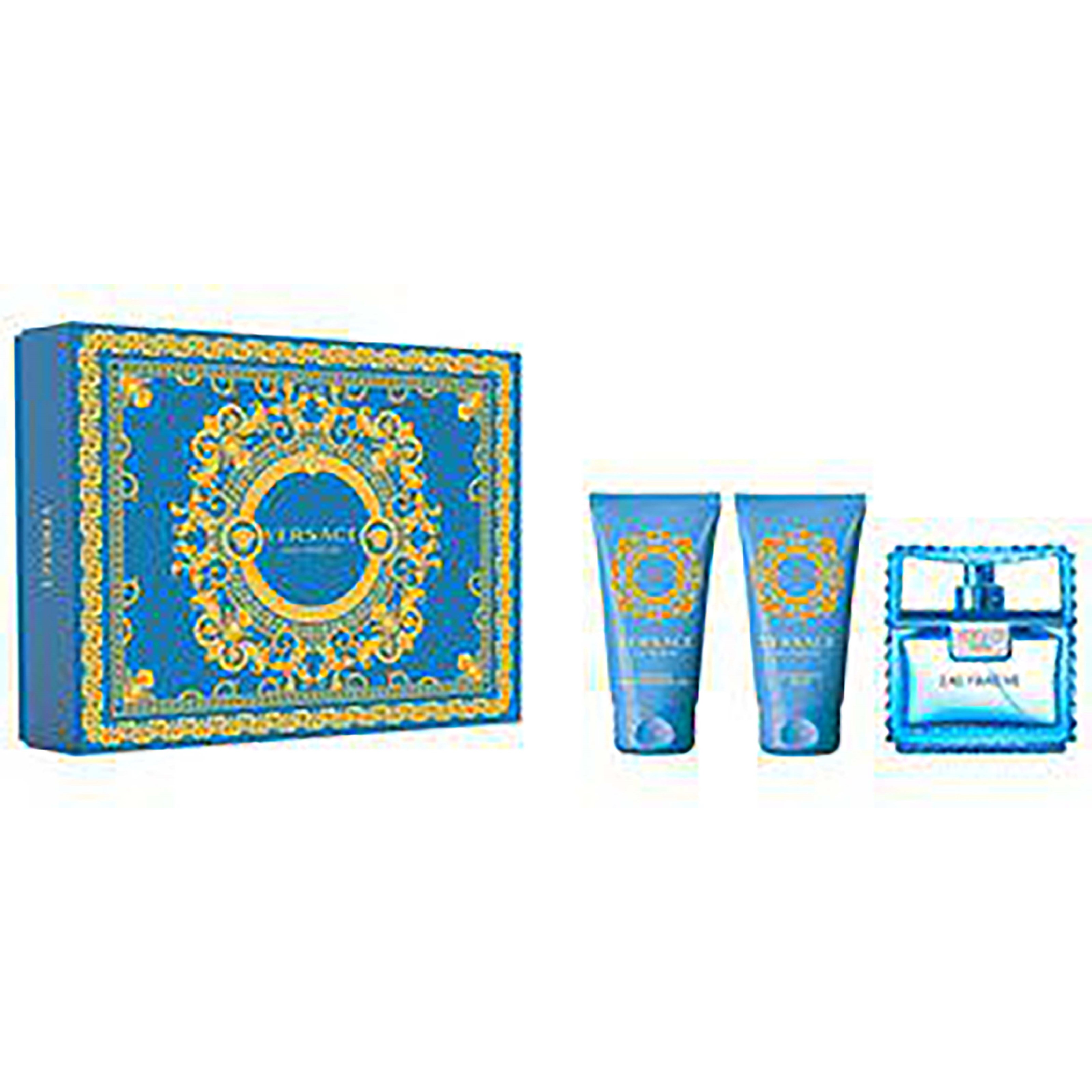 Versace Eau Fraiche Giftset 150 ml Edt Spray 50ml/Bath & Shower Gel 50ml/Aftershave Balm 50ml