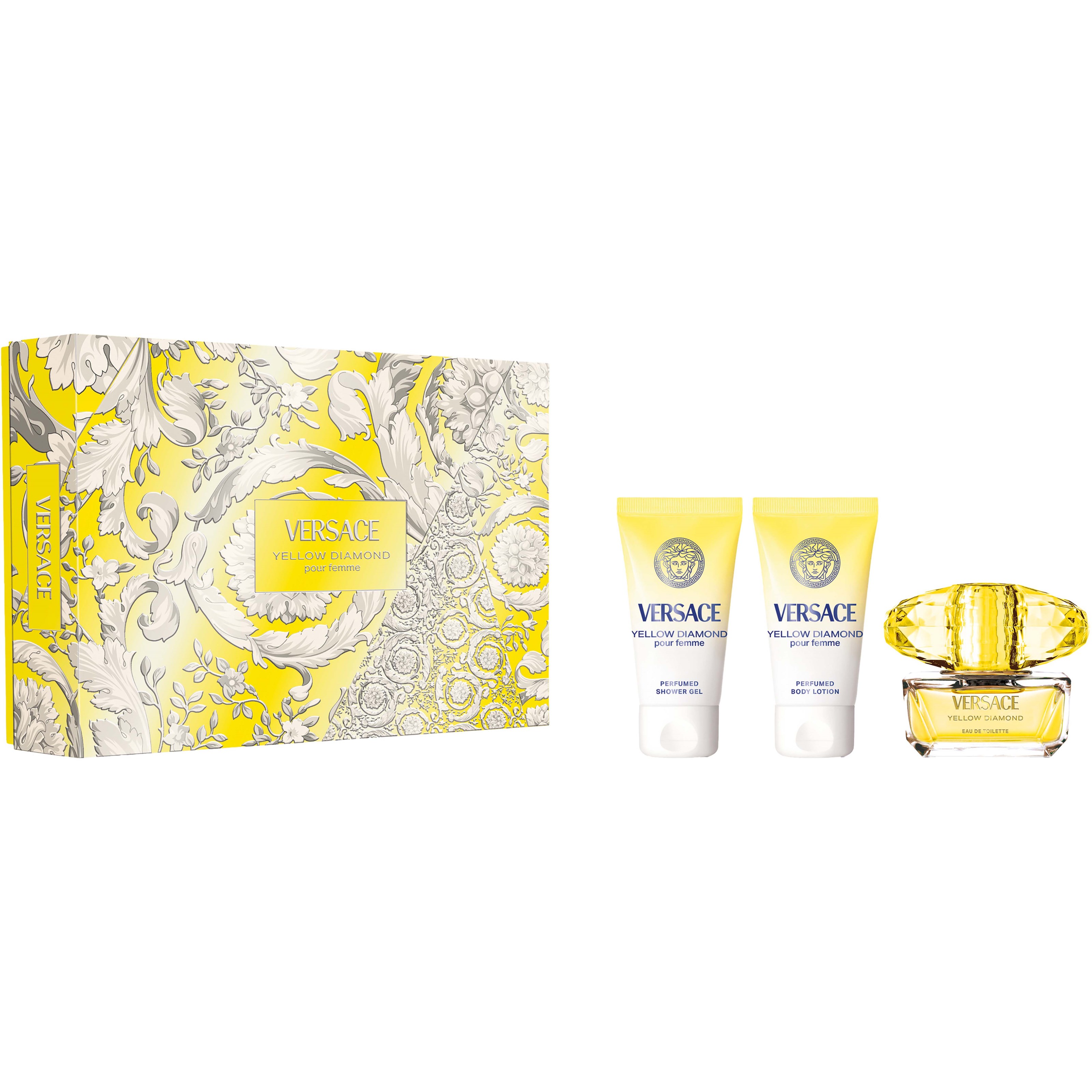 Versace Yellow Diamond Pour Femme EdT 50 ml & Shower Gel 50 ml & billede