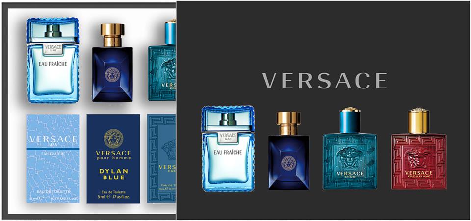 Versace Miniatures Men Gift Set