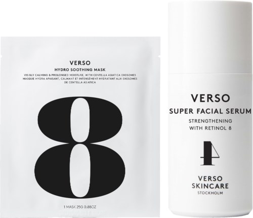 Verso Skincare Face Care Bundle Mask 1 pc & Serum 30 ml