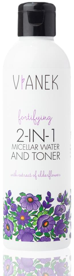 VIANEK Fortifying 2-in-1 Micellar Water and Toner 200 ml