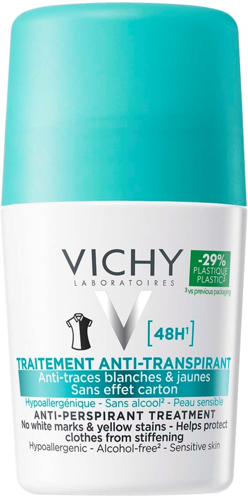 VICHY Anti-Trace antiperspirant deodorant roll-on 48h