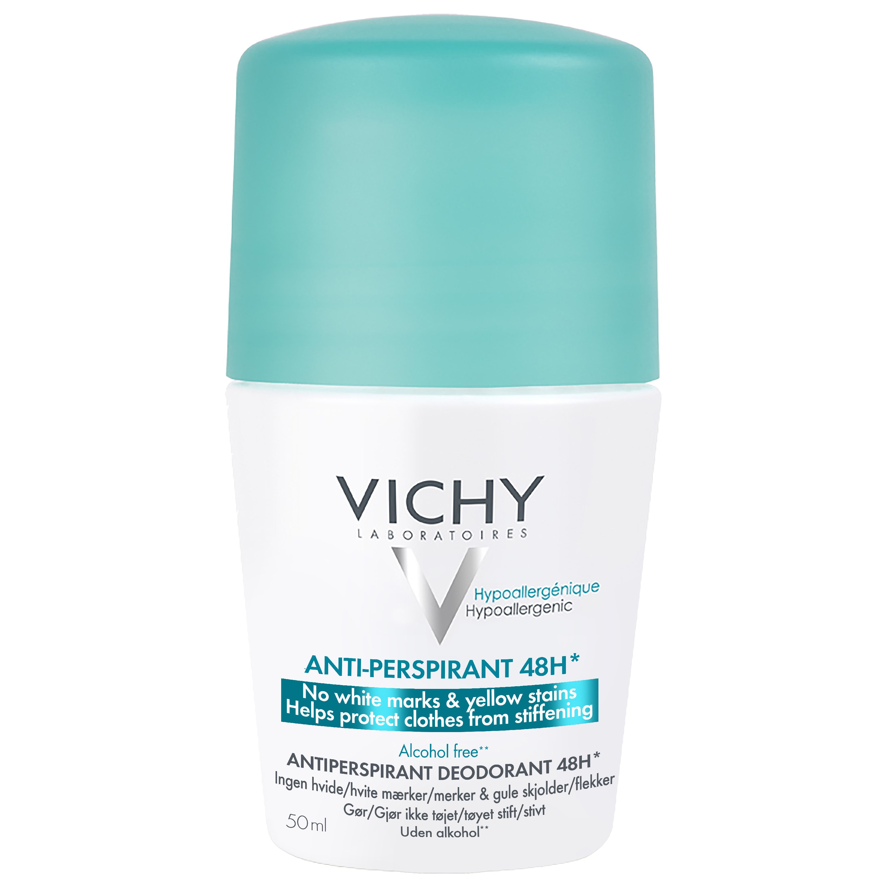 Läs mer om VICHY Anti-Trace antiperspirant deodorant roll-on 48h
