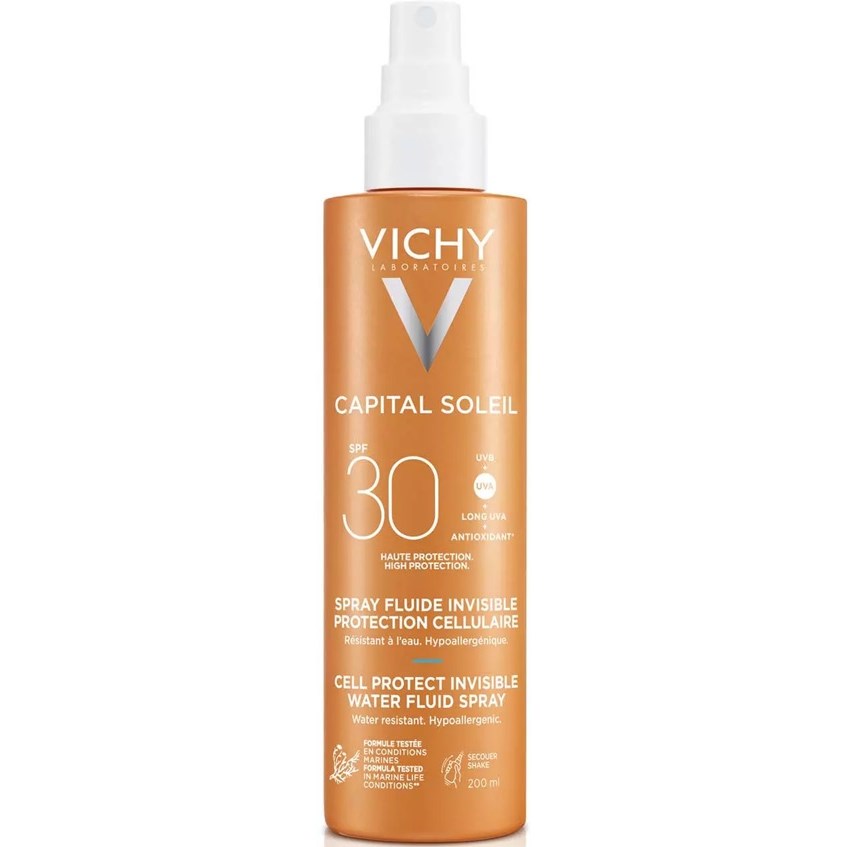 VICHY Capital Soleil Cell Protect Invisible Water Fluid Spray SPF billede