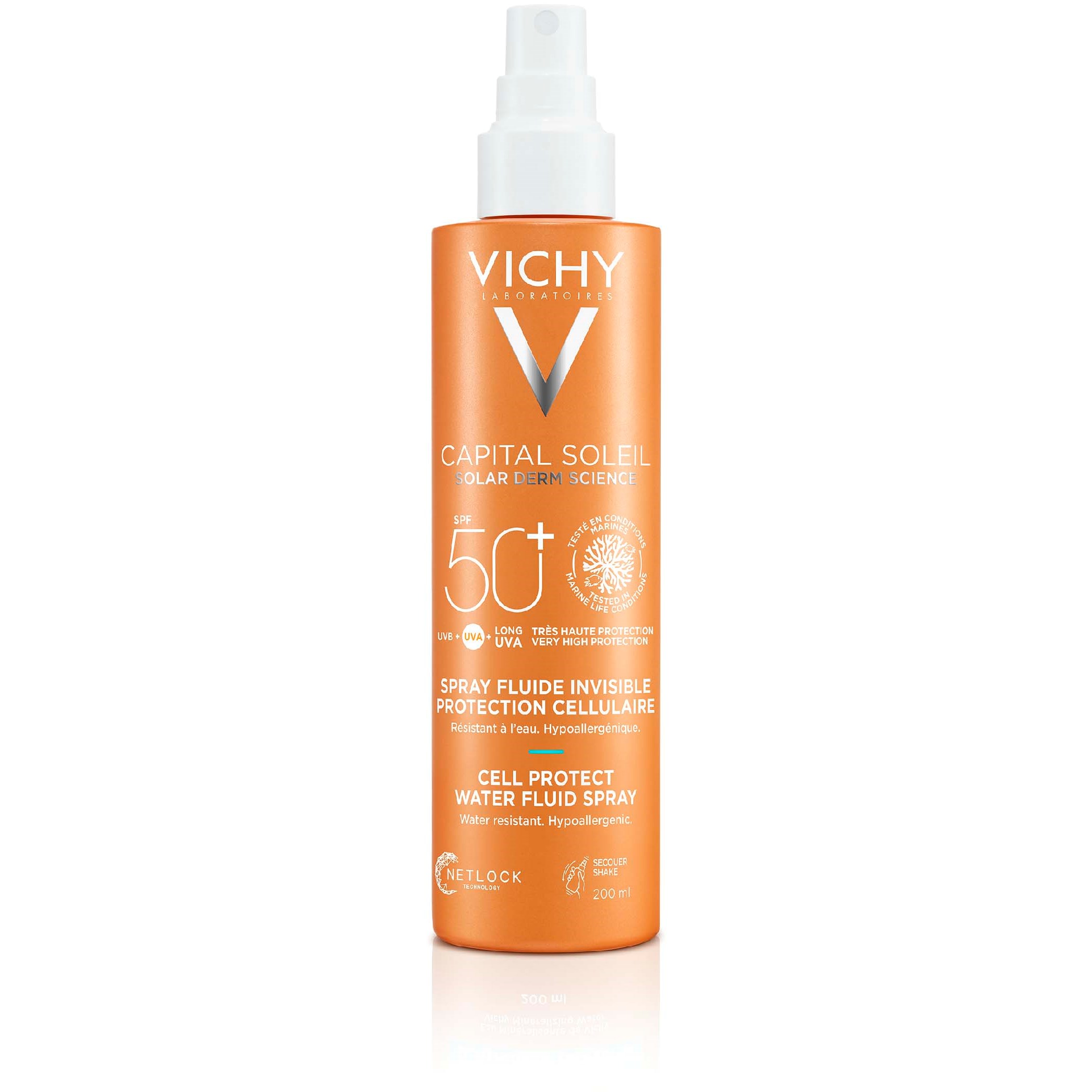 Läs mer om VICHY Capital Soleil Cell protect UV spray SPF50+ 200 ml