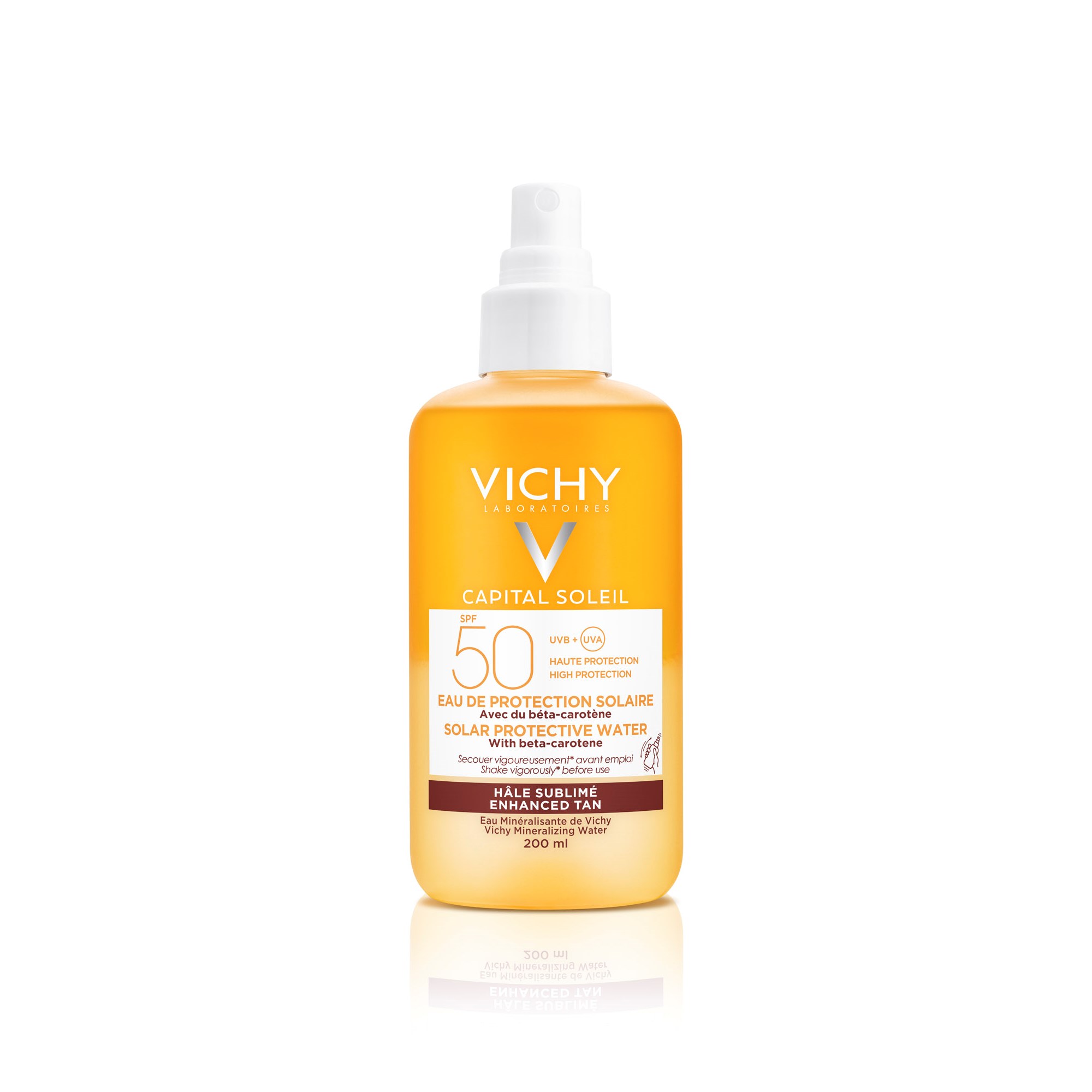 VICHY Capital Soleil Solar Protective Water SPF 50 Enhanced Tan 200 ml