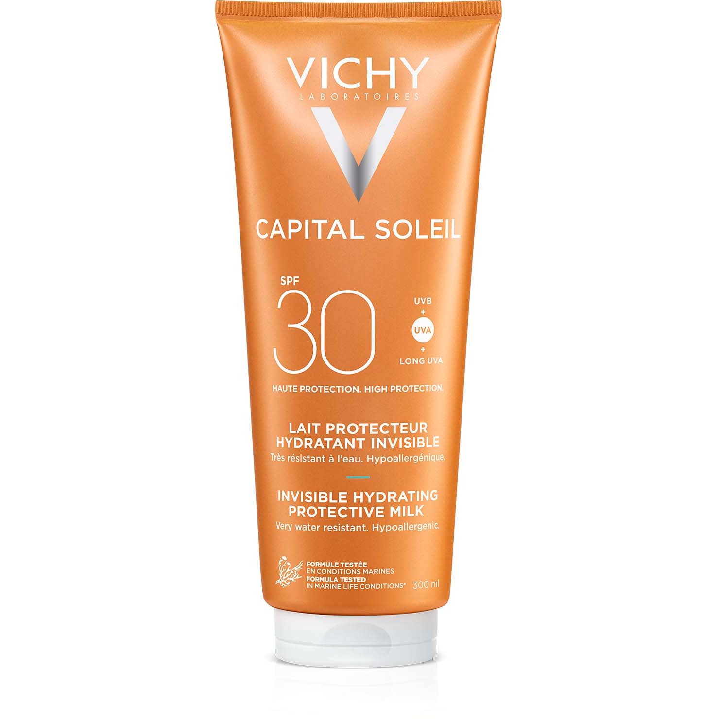 Läs mer om VICHY Capital Soleil Invisible Hydrating Protective Milk SPF30 300 ml