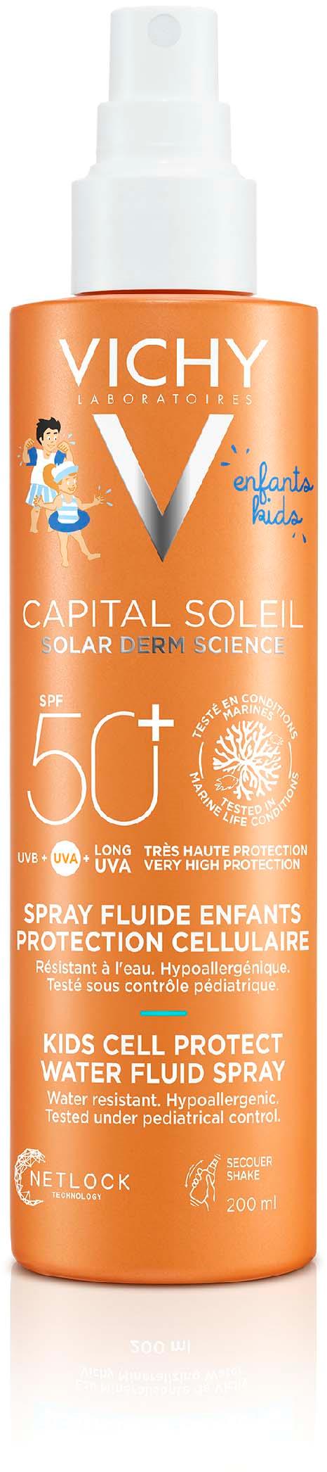 VICHY Capital Soleil Kids Cell Protect UV spray SPF50+ 200 ml