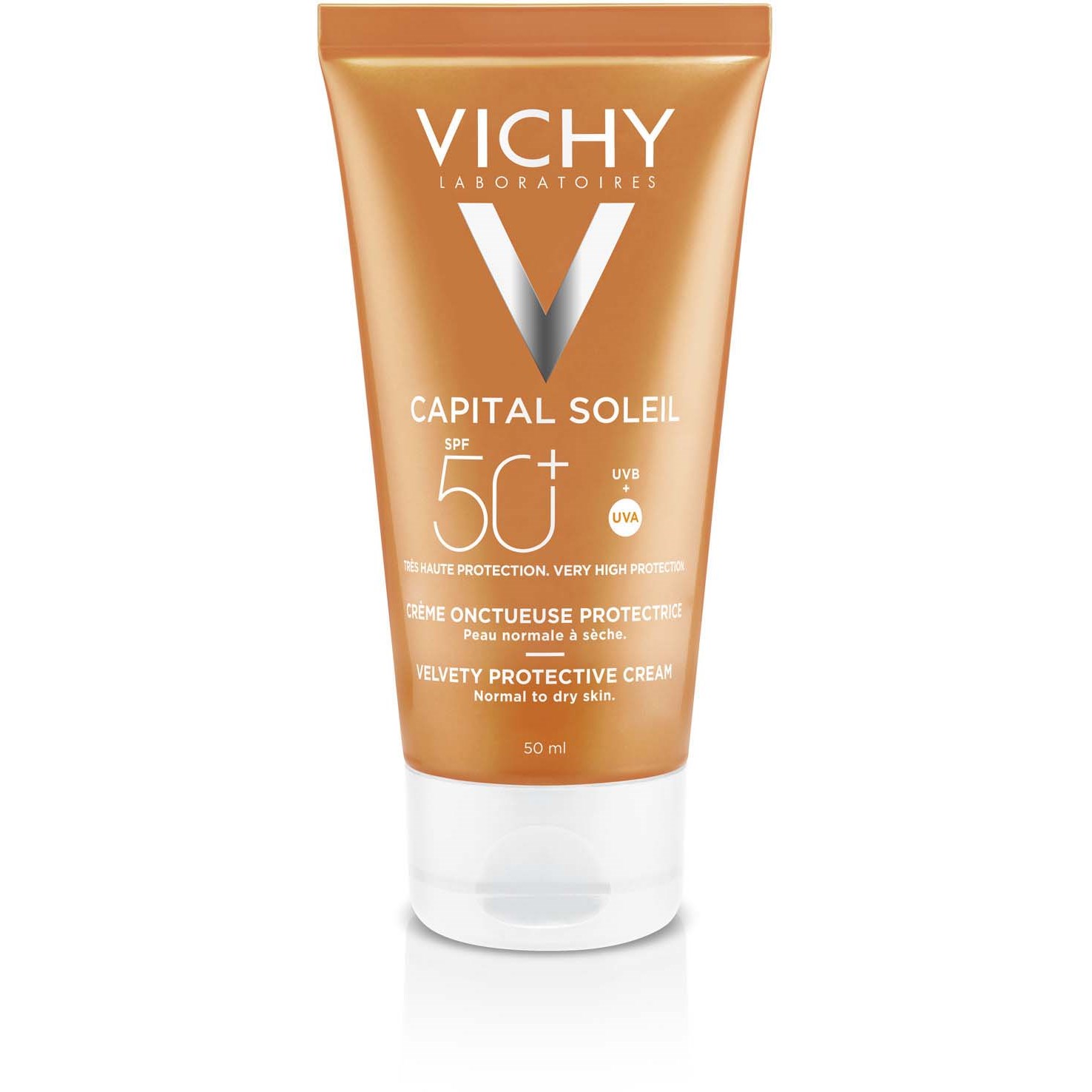 Läs mer om VICHY Capital Soleil Velvety Protective Cream SPF50+ 50 ml