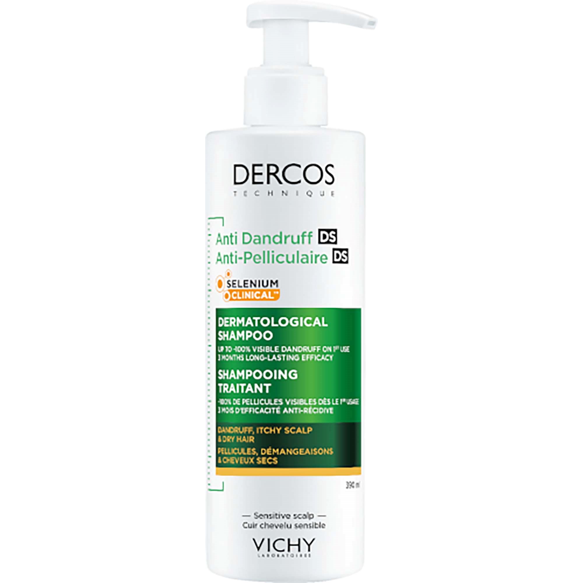 VICHY Dercos Anti-Dandruff Shampoo Dry Hair 390 ml