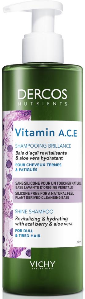 Vichy Dercos Nutrients Vitamin A.C.E Shampoo 