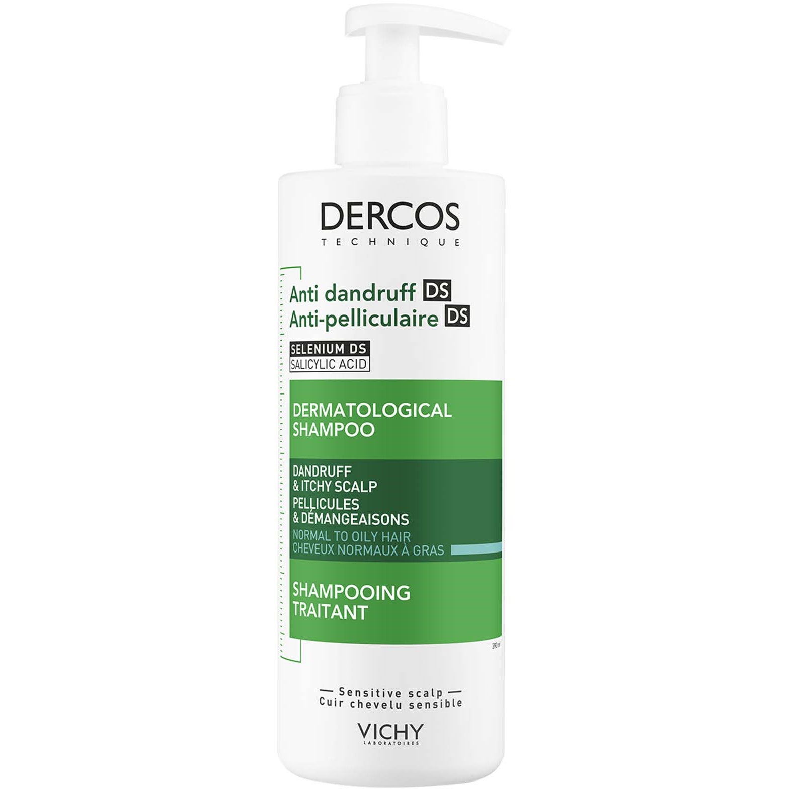 Läs mer om VICHY Dercos Technique Anti-Dandruff Shampoo for Normal and Oily Hair