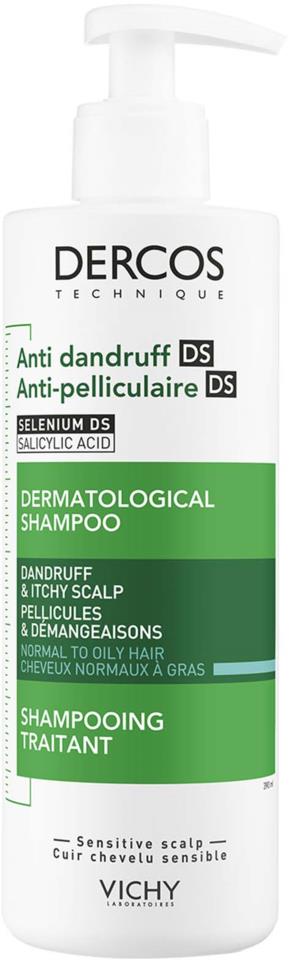 Vichy Dercos Technique Anti-Dandruff Shampoo for Normal and Oily Hair 390 ml