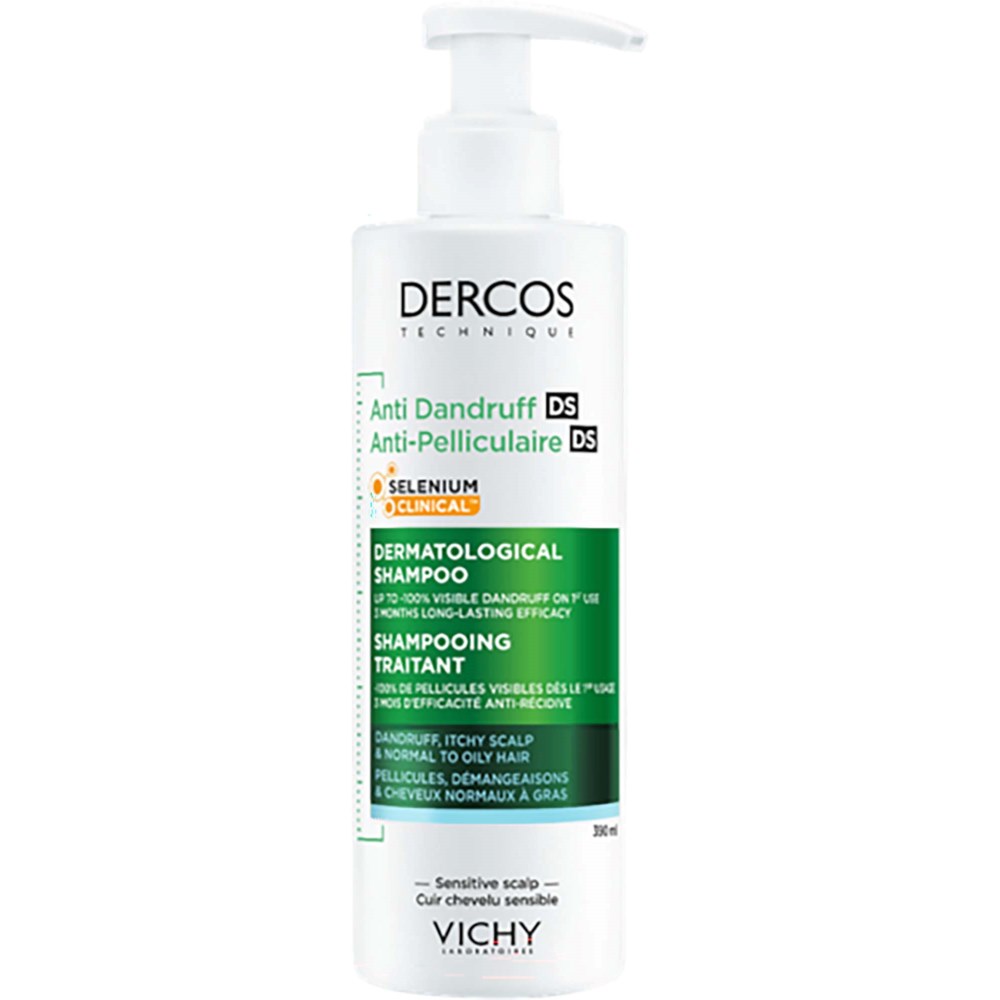 VICHY VICHY Dercos Technique Anti-Dandruff Shampoo for Normal and Oily Hair 390 ml