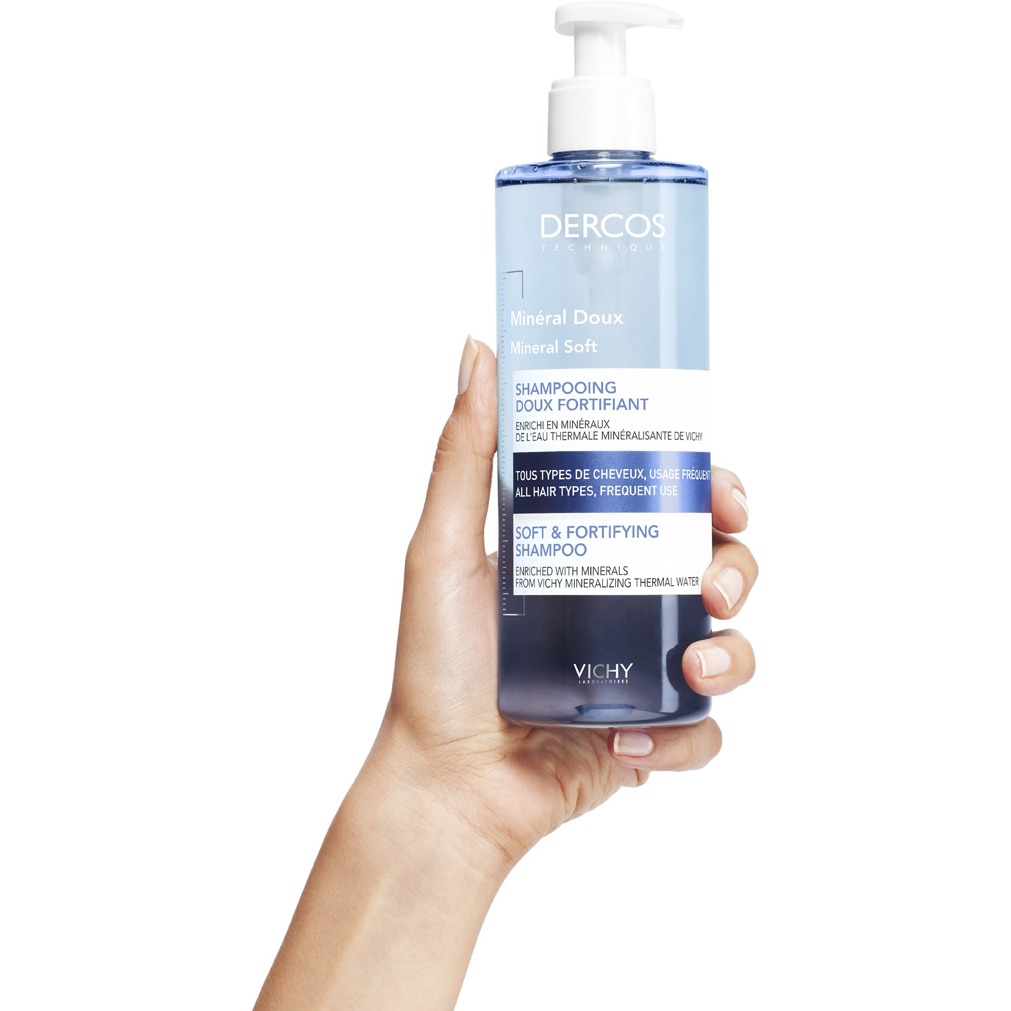 VICHY Dercos Technique Soft & Fortifying Shampoo 400 ml (obrázok 4)
