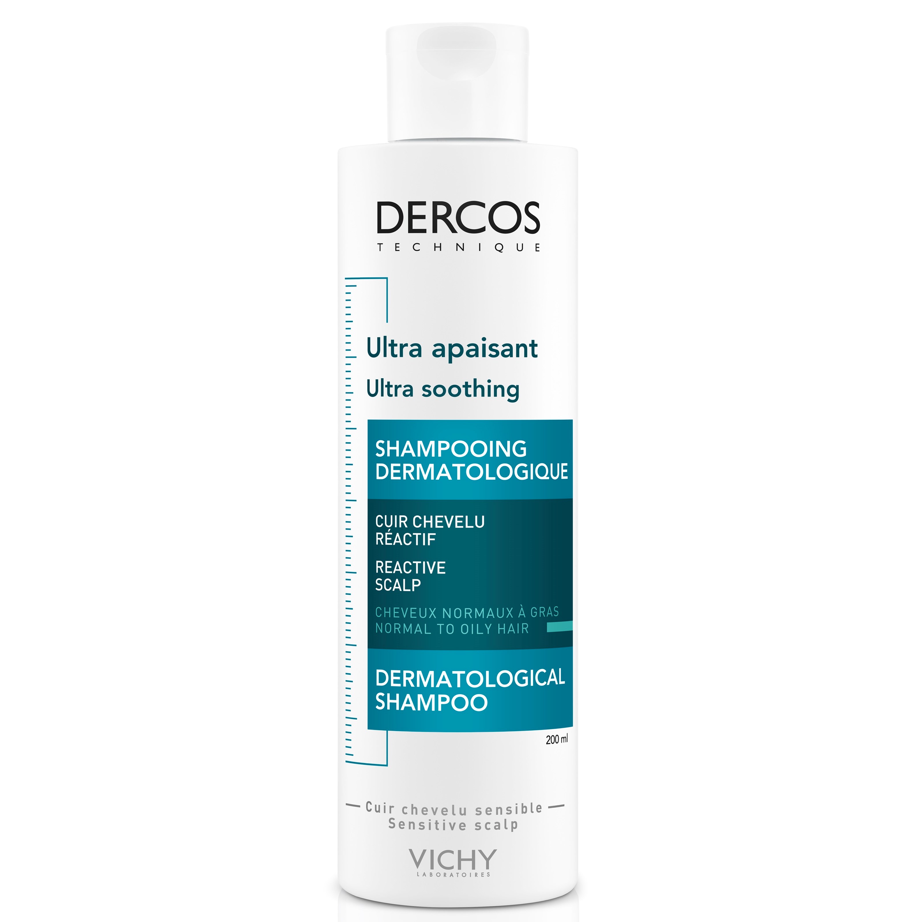 VICHY Dercos Technique Ultra Soothing Shampoo for Normal to Oily