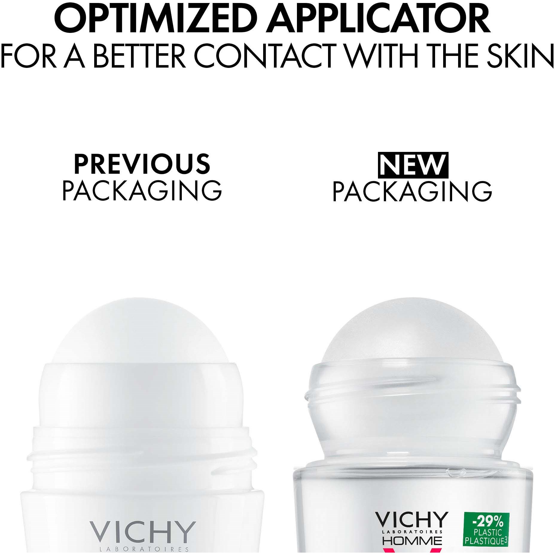 VICHY Homme 48H Anti-stain Anti-perspirant Deodorant Roll-On 50 ml (obrázok 5)