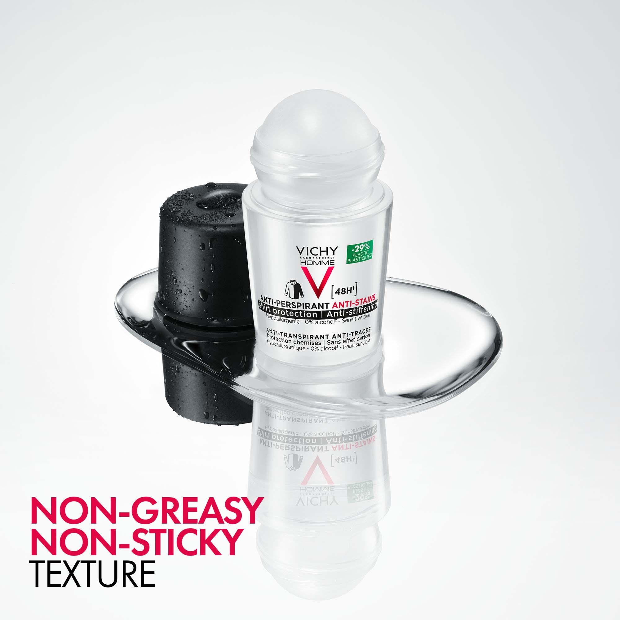 VICHY Homme 48H Anti-stain Anti-perspirant Deodorant Roll-On 50 ml (obrázok 8)