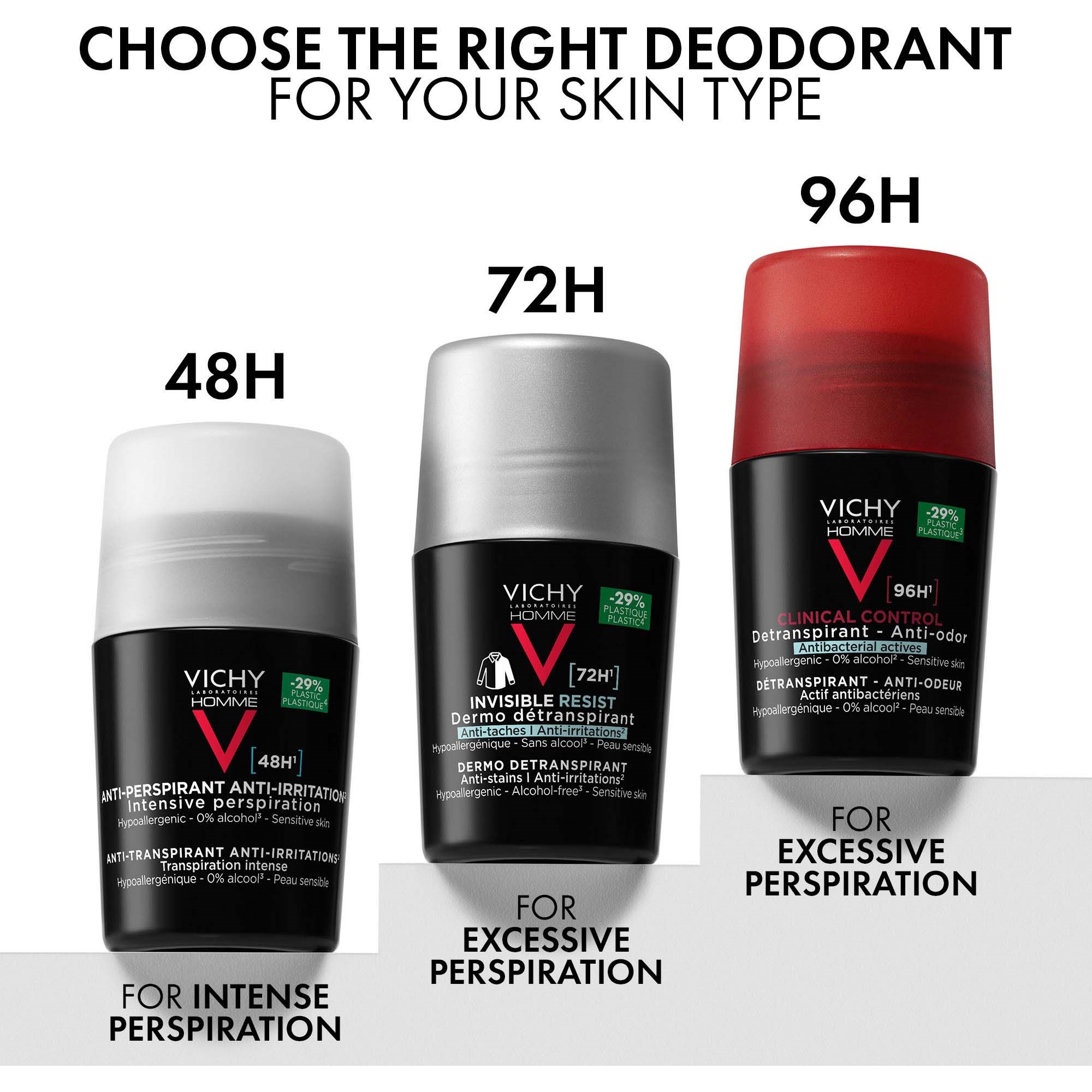 VICHY Dezodorant dla mężczyzn w kulce - 48-godzinna ochrona (obrázok 8)