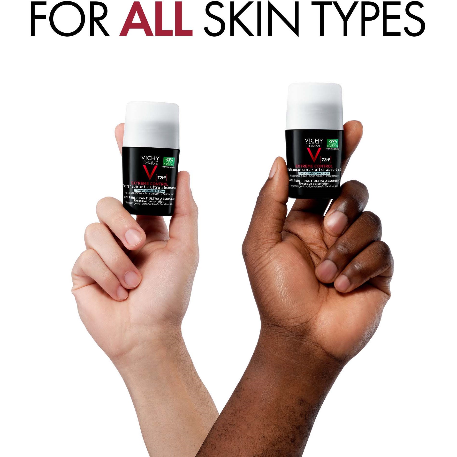 VICHY Homme 72H Extreme Control Antiperspirant Deodorant Roll-On 50 ml (obrázok 8)