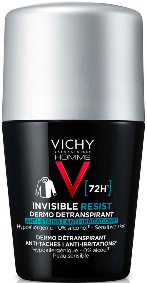 Vichy Homme Invisible Protect 72H Anti-stain Roll-on 50 ml