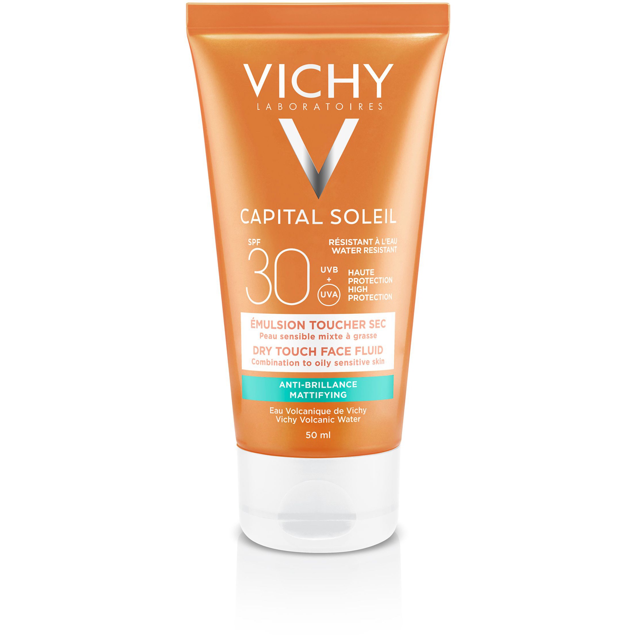 Läs mer om VICHY Capital Soleil Idéal Dry Touch Mattifying Sun Face Cream SPF 30