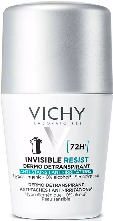 VICHY Invisible Resist 72H Anti-Stain Roll-On 50 ml 50 ml