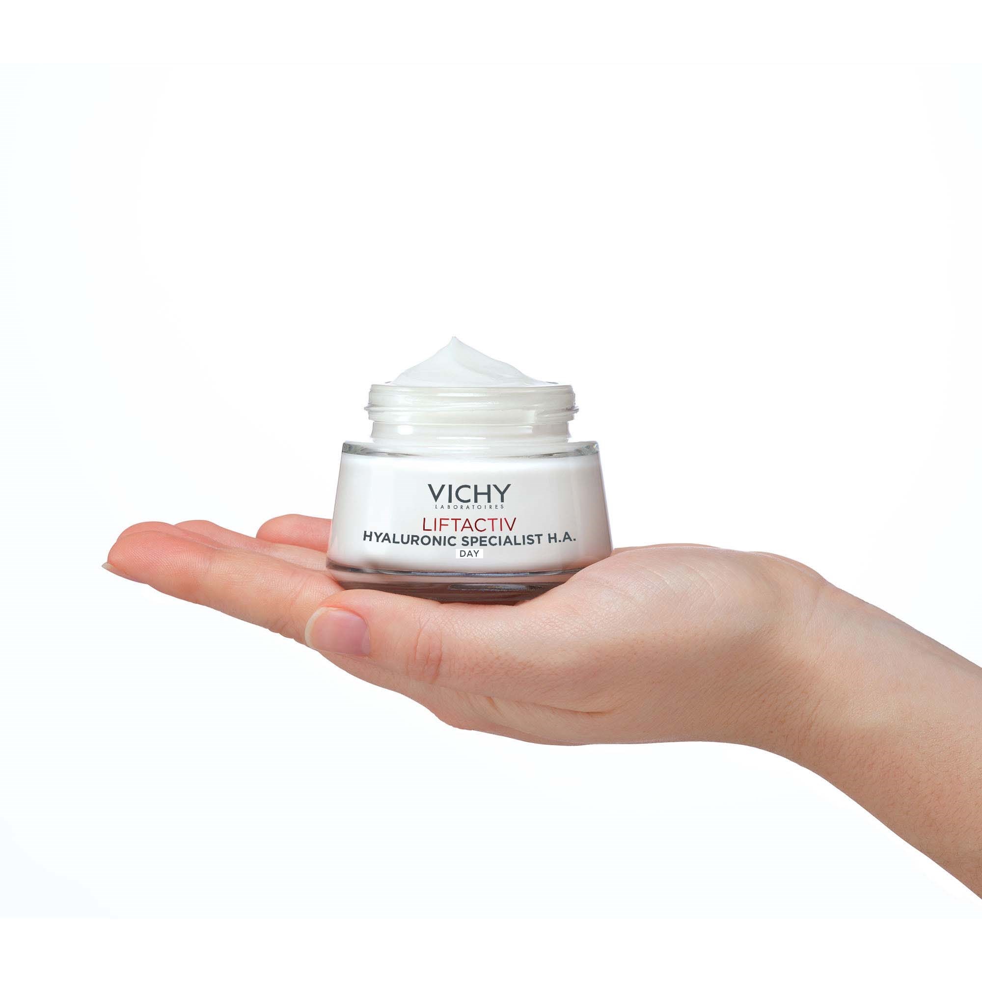 VICHY Liftactiv H.A. Anti-Wrinkle Day Cream Dry Skin 50 ml (obrázok 3)