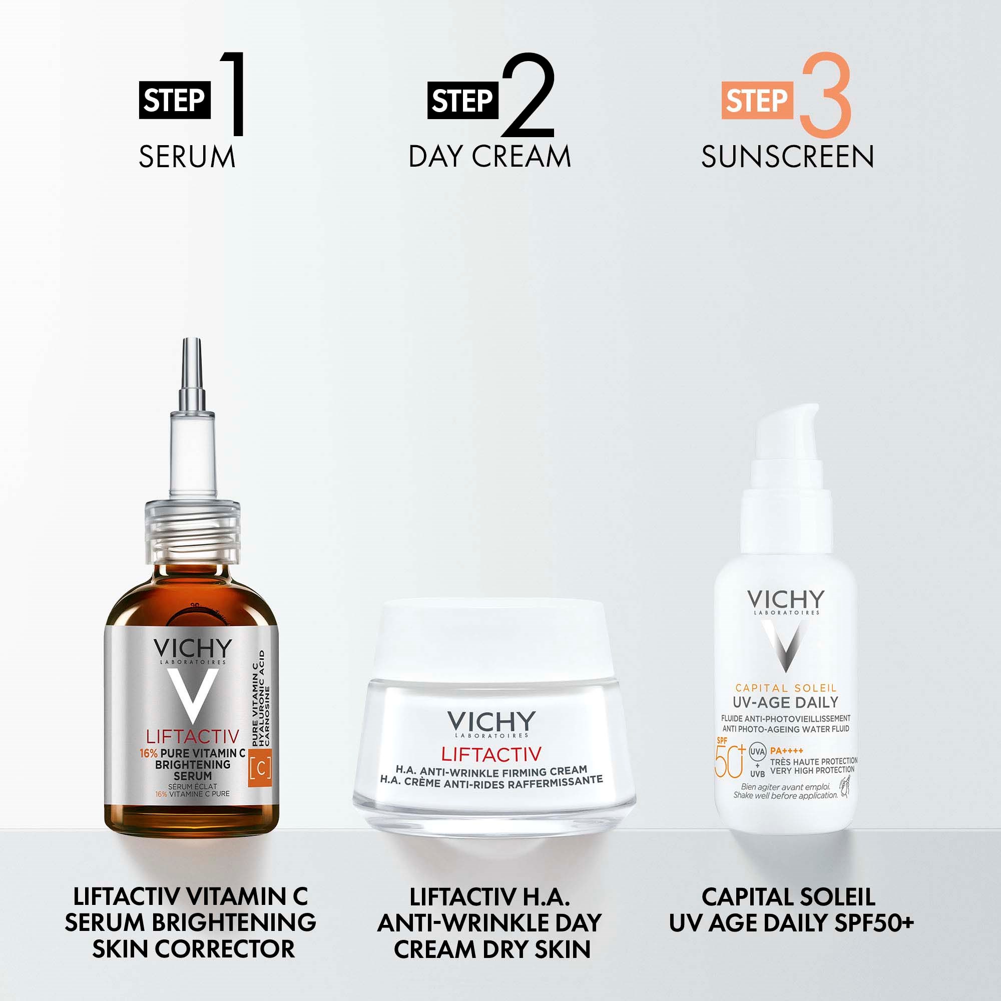 VICHY Liftactiv H.A. Anti-Wrinkle Day Cream Dry Skin 50 ml (obrázok 6)
